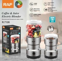 Moulin Mini Broyeur Électrique Automatique pour Épices, Noix et Grains, en Acier Inoxydable, avec Grand Bol Détachable