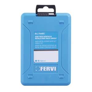 FERVI - F008SC Jeu de fraises rotatives en métal dur avec coupe simple (5 pièces) -ACCESSOIRES OUTILS ÉLECTRIQUES EAN 8012667346553 - Product Image 2