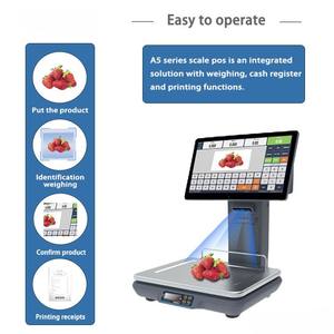 Android Touch Dual-Screen Gewichts- und Kassensystem mit Touchscreen All-in-One Elektronische Waage - Product Image 4