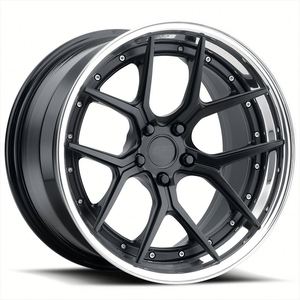 Rines KLS 5X112 de Cinco Radios, Forjados en Dos Piezas, de 17, 19, 21 y 23 Pulgadas para Corvette Z06 C7 C6 ZR1 Ferrari 458 Speciale F12 TDF - Product Image 4