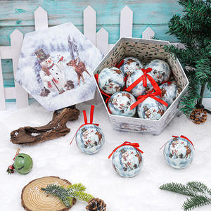 للبيع بالجملة تصميم جديد 75-كرة معلقة مقاومة للتشتت رغوة عيد الميلاد مزخرفة لحفلات شجرة عيد الميلاد - Product Image 4