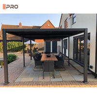 Auvent rétractable 12x24 Sun Fun Pergola à lames électriques