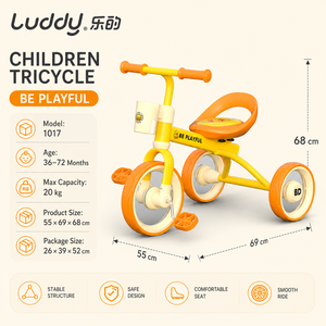<span class=keywords><strong>Triciclo</strong></span> para Niños B.<span class=keywords><strong>Duck</strong></span> de Luddy Wholesale OEM, Bicicleta de Pedales de 3 Ruedas, Anti-Vuelco, con Llantas de EVA, Asiento Ancho, Edad 3-6 Años - Product Image 3