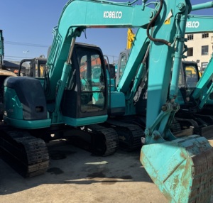 รถขุดมือสองคุ้มค่า ราคาถูก ขายดี Kobelco SK60-C SK70 6 ตัน 7 ตัน อุปกรณ์ก่อสร้างราคาประหยัดพร้อมหัวหนีบ - Product Image 1