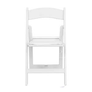 Chaises pliantes en résine plastique blanche rembourrées, fourniture directe du fabricant, pour jardin, extérieur, hôtel - Product Image 2