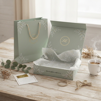 Coffrets cadeaux personnalisés de luxe, sacs en papier, emballages cosmétiques, boîtes élégantes en carton avec estampage à chaud et fermeture magnétique