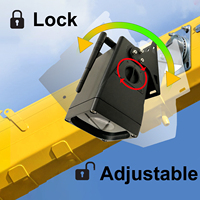 Système de caméra de grue sans fil avec zoom 30x, moniteur DVR, surveillance des angles morts, caméra de crochet de grue, contrôle par tablette et batterie externe pour grue à tour