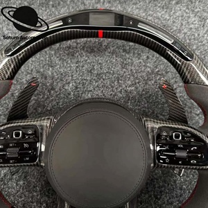 Volante de Fibra de Carbono LED para <span class=keywords><strong>Mercedes</strong></span> Benz S300 S320 S500 G500 G55 G350 W222 W213 W205 W204 E200 E320 W464 W213 - Product Image 5