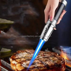 Encendedor de pistola pulverizadora de cigarros con llama ajustable, nueva antorcha, recargable para cigarrillos de butano encendedor, vela de cocina, barbacoa, Camping - Product Image 2