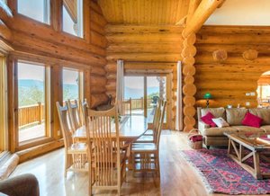 Rustic Log Cabin <strong>Wood</strong> <strong>House</strong> Prefabricated Home with Loft <strong>Houses</strong> to Live <strong>in</strong> - Product Image 4