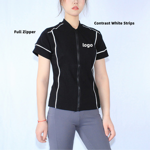 Cinturón ecuestre único ARLAN para mujer, camisa polo ecuestre de manga corta, ropa ecuestre - Product Image 1