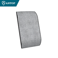 ANTOP Antenne TV intérieure DVB-T2 à panneau incurvé en plastique, options de montage sur table ou mural, gain de 28 dB, longue portée, réception TV gratuite