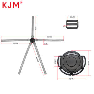 KJMカスタムロゴ5ポイント安全ストラップハーネスベルト、ベビーハイチェア用プラスチックバックル付き - Product Image 5