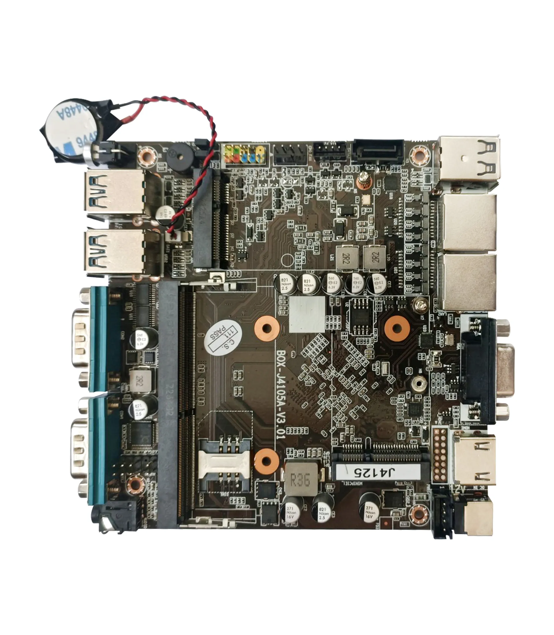 커피 호수 듀얼 Lan 2 Ddr4 4 Sata 포트 Pcie 임베디드 산업용 미니 Itx 마더 보드 Pos 기계 Nas 서버