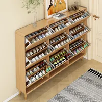 Компактная домашняя Простая Стойка для обуви, Многоуровневая дверь, шкаф для хранения обуви, мебель