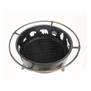 Vente directe en gros – Panier de barbecue multifonctionnel 2-en-1 et foyer extérieur - Product Image 6
