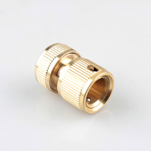 Conector de tubería de agua de cobre, acoplamiento de 12mm para lavado de coches y riego de flores, accesorio duradero de latón para manguera de jardín - Product Image 3