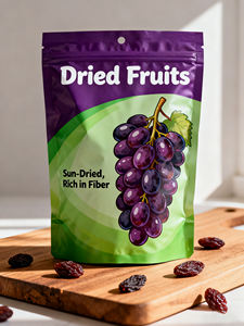 Sac thermoscellé pour collation de fruits secs refermable emballage en plastique sac en papier d'aluminium pochette debout pour aliments à fermeture éclair sac en papier kraft - Product Image 2