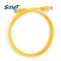 Câble LAN Cat6 haute performance 50 pieds UTP 4 paires échouées 7/0.16mm câble Ethernet BC/CCA RJ45 cuivre rouge cordon de raccordement 8M de longueur