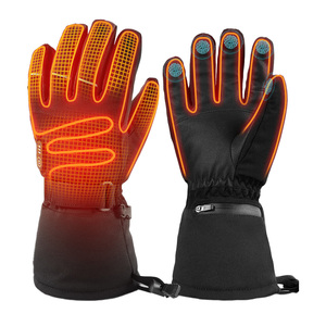 Gants chauffants à doigts entiers, régulation de la température, doublure chauffante silencieuse, gants de ski tendance pour la pêche en plein air, le vélo - Product Image 1