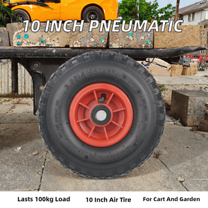 Nueva Rueda Neumática de 10 Pulgadas 300-4 para Carretilla/Carro de Herramientas/Remolque de Jardín, Neumático y Llanta con Capacidad de Carga de 100 kg - Product Image 2