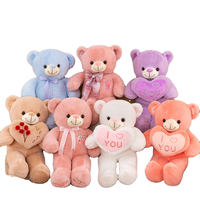 Oso de Peluche Directo de Fábrica, Regalo de San Valentín, Personalización al por Mayor, MOQ Bajo, Oferta para Parejas
