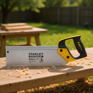 Sierra de mano Stanley Fatmax de 300 mm (12 pulgadas) y 11 TPI para cortar madera - Product Image 3