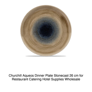 Aqueos Flat Plate 26 cm Churchill Stonecast Sabtev101 - Product Image 2