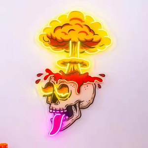 Decoración de Gimnasio con Frases Motivadoras, Arte de Pared con Luz de Neón y Elementos de Diseño con Temática Muscular - Product Image 3