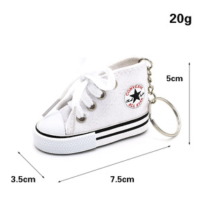 Mini llavero bonito de zapatillas de lona, zapatos de tenis, llavero, zapatos deportivos, llaveros para mujeres y hombres, bolso, colgantes, regalo para parejas y amigos - Product Image 6