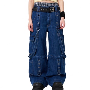 Pantalones Cargo Holgados para Hombre al por Mayor, Estilo Y2K Tideway, con Múltiples Bolsillos, Estilo Urbano, Camuflaje - Product Image 4