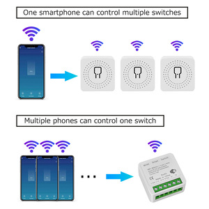 Tuya 16A Wifi switch smart breaker <strong>module</strong> supports smart life APP remote control switch voice <strong>relay</strong> <strong>timer</strong> Google Home Alexa - Product Image 2