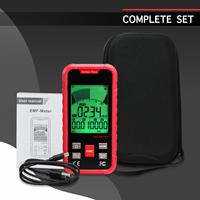 Detector de Radiación EMF Profesional 3 en 1, Medidor de Campo Magnético y Eléctrico CA y RF, Recargable, para Oficina, Escuela y Hogar