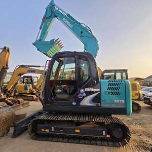 Escavatore Idraulico Originale Kobelco SK75SR-8, Mini Escavatore Cingolato da 7 Tonnellate a Prezzo Conveniente - Product Image 1