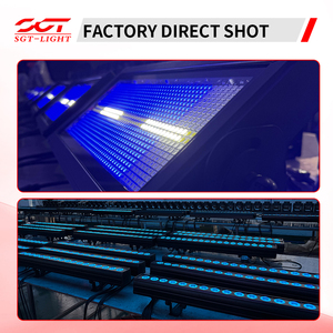 Luz Estroboscópica LED de 8+8 Segmentos a Todo Color Blanco con Control DMX512 para Bar, DJ, Discoteca, Club, Escenario, Parque Temático, 48+8 Píxeles Intermitentes - Product Image 5