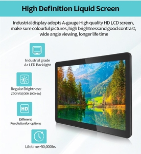 15,6 18,5 21,5 pulgadas TFT IP65 impermeable montado en la pared Industrial Anti-Interferencia Panel PC todo en uno Monitor táctil capacitivo - Product Image 5