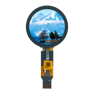 Mới đến 1.28 inch 240x240 Vòng <span class=keywords><strong>LCD</strong></span> màn hình cảm ứng 400cd/m2 Màn hình hiển thị bảng điều khiển 4spi 16-Pin giao diện <span class=keywords><strong>TFT</strong></span> <span class=keywords><strong>LCD</strong></span> module với CTP - Product Image 1