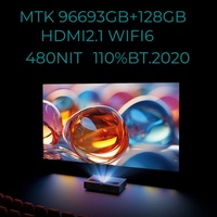 Proyector Láser Tricolor ALPD Formovie T2 Ultra Corta Distancia 4K para Cine en Casa, Pantalla Negra CBSP de 120 Pulgadas, Mueble Inteligente para TV
