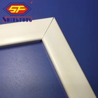 Goulotte de câblage rectangulaire en PVC massif, ignifuge et résistante aux UV, pour mur 40x25