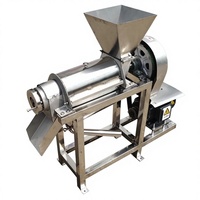 Industriële commerciële spiraalpers voor het vermalen van moerbeien, appels en peren, fruit- en groentepersmachine