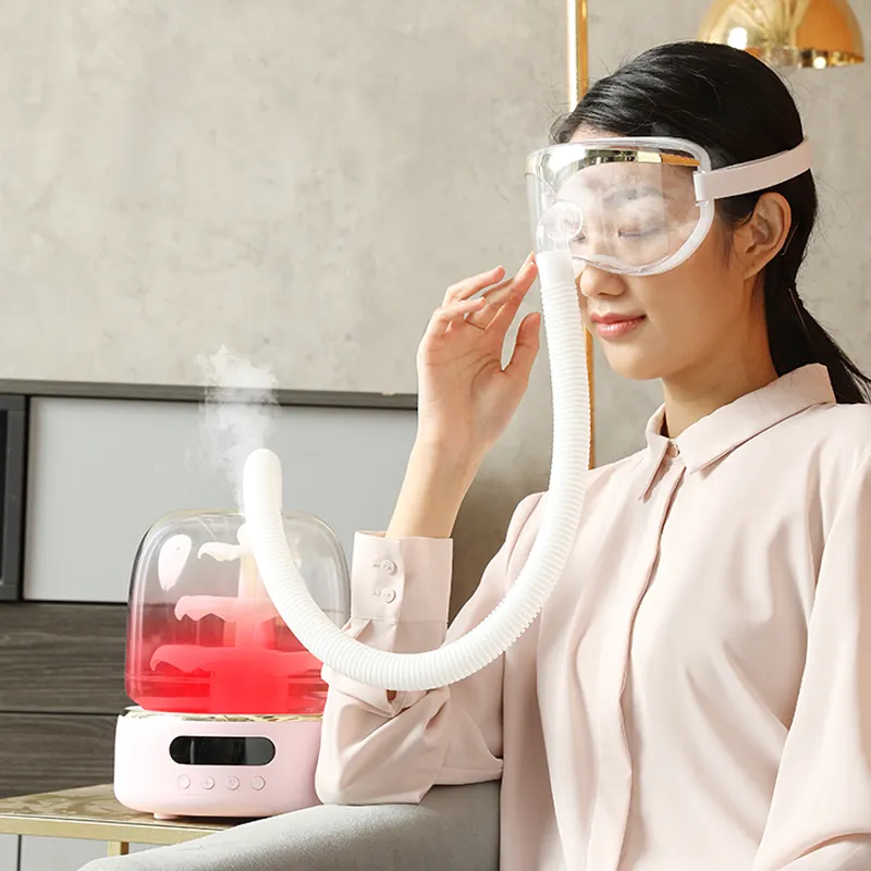 2023 compresse chauffante sécheresse oculaire refroidissement atomisation soulagement de la fatigue Protection des yeux chaud froid pulvérisation Massage des yeux SPA Instrument