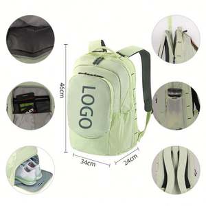 Bolsa Deportiva Grande Personalizada de Nailon, Bolsa de Hombro para Raquetas, Impermeable, Capacidad de 40-50L, para Tenis y Bádminton - Product Image 6