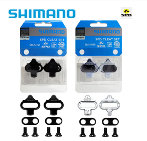 Tacos <span class=keywords><strong>Shimano</strong></span> SM-SH51 SH56 para bicicleta de montaña, tacos de pedal de liberación individual/múltiple para zapatillas de ciclismo con tornillos - Product Image 2
