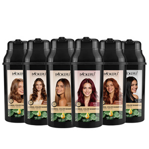 MOKERU Shampoo Colorante Naturale Permanente Senza Ammoniaca, Copre Rapidamente i <span class=keywords><strong>Capelli</strong></span> Grigi a Casa, Senza Macchie, Shampoo Colorante alle Erbe - Product Image 3