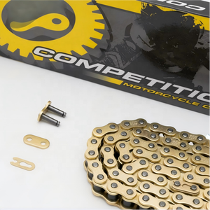 重型摩托车传动链 415H 420H 428H 520H 530H 滚轮链轮链 高强度钢 适用于越野摩托车 - Product Image 4