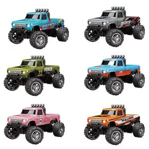 Mini voiture télécommandée RC 1/64 avec lumière LED pratique, en alliage, nouveau jouet pour enfants, avec fonctions d'absorption des chocs, cadeau parfait pour les enfants - Product Image 6