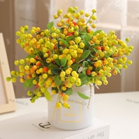 AL-8352 Hot Sales Nieuwe Stijl Geïmiteerde Bessen Kerstfruit Bruiloft Decoratie Accessoires Kunstmatige Fruit Huisdecoratie