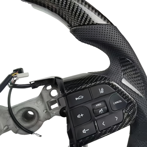 พวงมาลัยคาร์บอนไฟเบอร์แบบกำหนดเองสำหรับขายส่ง สำหรับรถยนต์โตโยต้า LC300 LC200 LC79 Camry Landcruiser FJ Corolla-รุ่น Land Cruiser 200 - Product Image 3