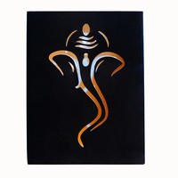 Ornements de style européen en fer ajouré, symbole Om Lotus, pour le festival Diwali en Asie du Sud et en Inde, pour le commerce transfrontalier