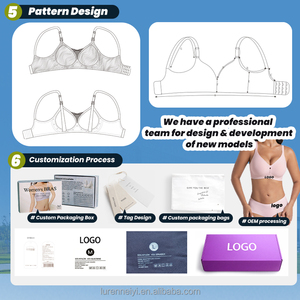 Reggiseno Senza Cuciture Traspirante OEM ODM, <span class=keywords><strong>Bralette</strong></span> Wireless con Supporto e Spalline Larghe per Alleviare la Pressione, <span class=keywords><strong>Bralette</strong></span> da <span class=keywords><strong>Donna</strong></span> - Product Image 6